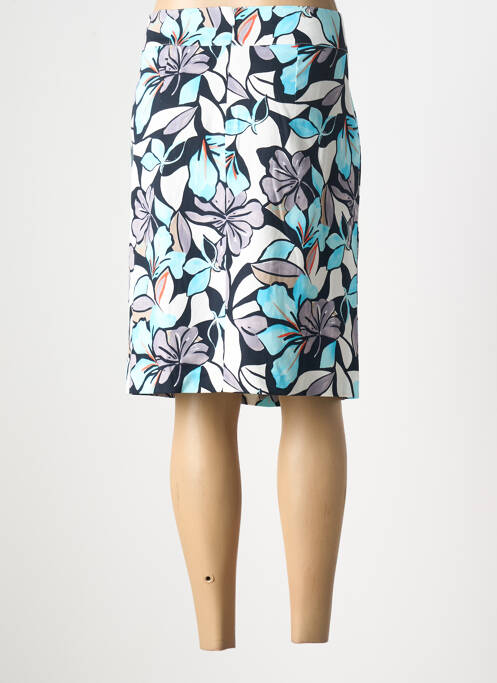 Fustă midi albastru GEVANA femeie