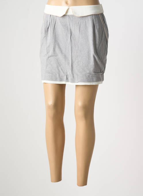Fustă scurtă gri SEE U SOON femeie