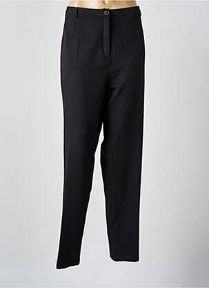 Pantalon drept închidere cu fermoar sub clapetă cu nasturi negru GRIFFON femeie