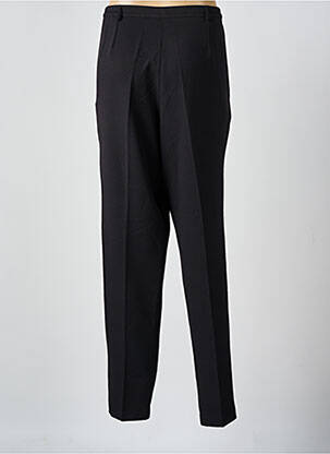 Pantalon drept închidere cu fermoar sub clapetă cu nasturi negru GRIFFON femeie