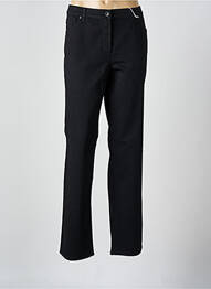 Pantalon drept închidere cu fermoar sub clapetă cu nasturi negru GERRY WEBER femme