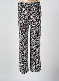 Pantalon drept talie elastică negru GARCIA femme