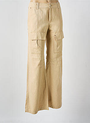 Pantalon cargo buzunare bej IKKS femeie