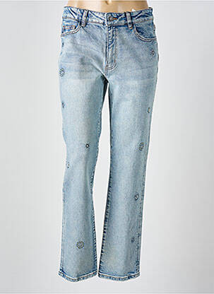 Blugi cu croială slim albastru DESIGUAL femeie