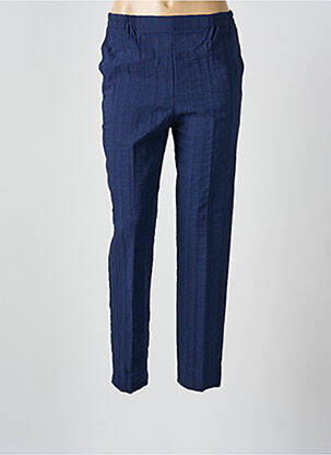 Pantalon slim talie elastică albastru GEVANA femeie