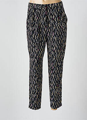 Pantalon 7/8 închidere cu fermoar sub clapetă cu cârlig negru MOLLY BRACKEN femeie