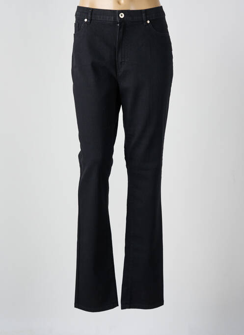 Pantalon drept negru CHRISTINE LAURE femeie