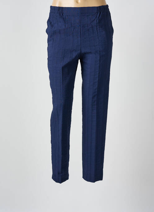 Pantalon slim talie elastică albastru GEVANA femme