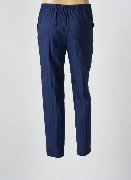 Pantalon slim talie elastică albastru GEVANA femme