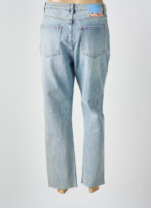 Blugi cu croială dreaptă albastru DESIGUAL femeie