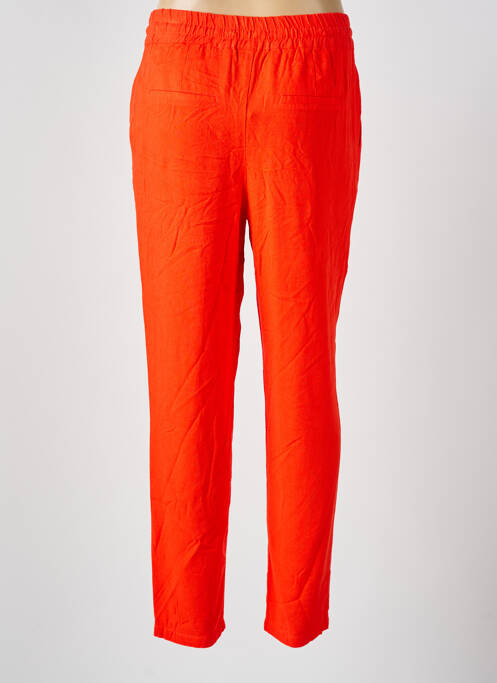 Pantalon drept portocaliu VERO MODA femeie