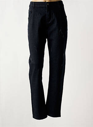 Blugi cu croială slim negru POMME ROUGE femeie