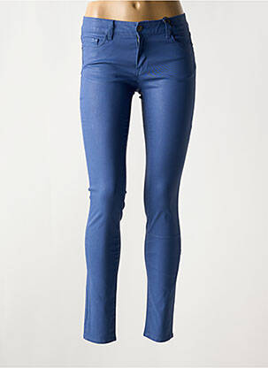 Blugi skinny elasticitate talie joasă albastru CIMARRON femeie