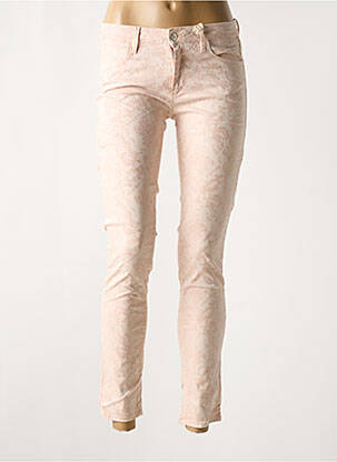 Blugi skinny elasticitate talie joasă roz REIKO femeie