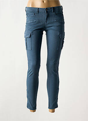 Pantalon cargo albastru CIMARRON femeie