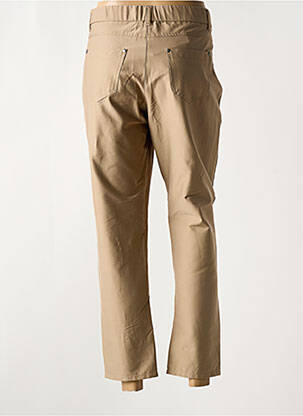 Pantalon 7/8 țesătură poplin mărime normală maro MERI & ESCA femeie