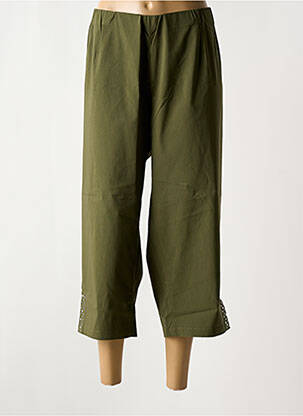 Pantalon trei sferturi verde CISO femeie