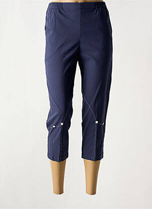 Pantalon trei sferturi albastru GEVANA femeie