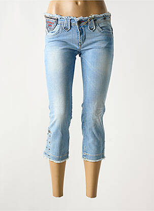 Blugi cu croială slim albastru KAPORAL femeie