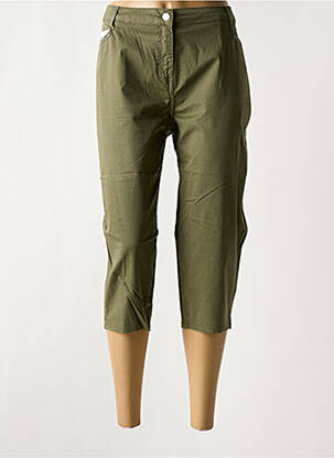 Pantalon trei sferturi verde GRIFFON femeie
