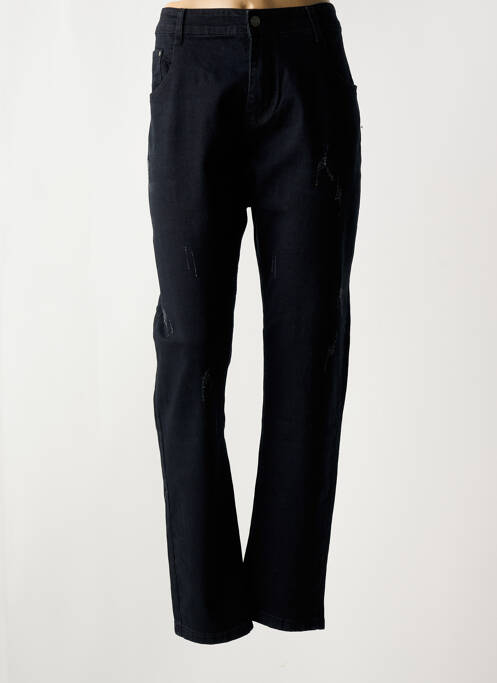 Blugi cu croială slim negru POMME ROUGE femeie