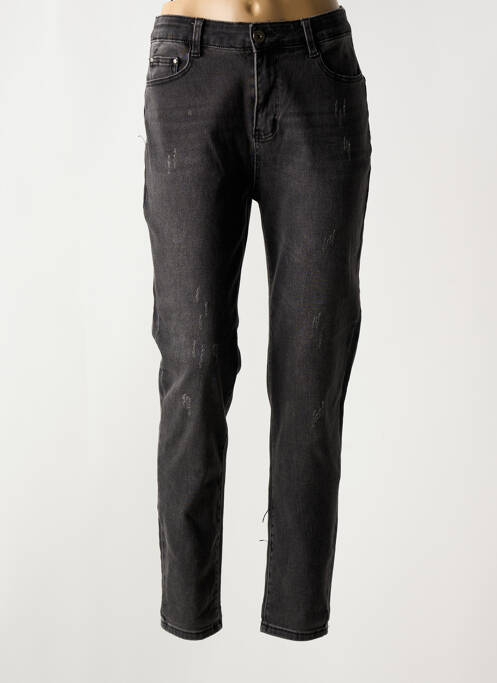 Blugi cu croială slim negru BS JEANS femeie