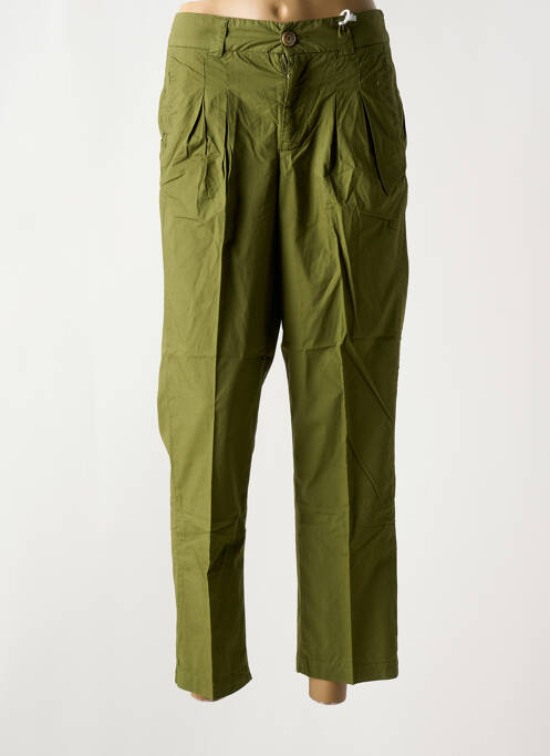 Pantalon 7/8 verde KANOPE femeie