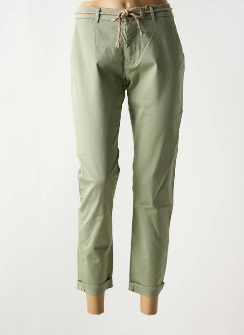 Pantalon chino verde KANOPE femeie