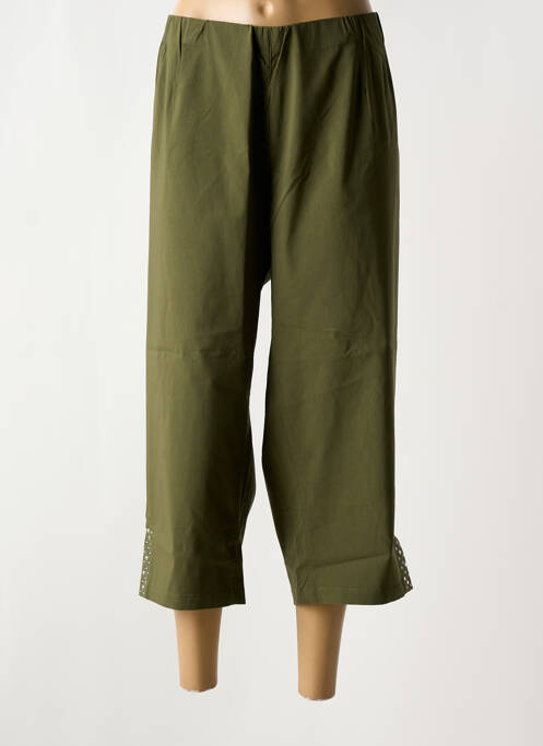 Pantalon trei sferturi verde CISO femeie