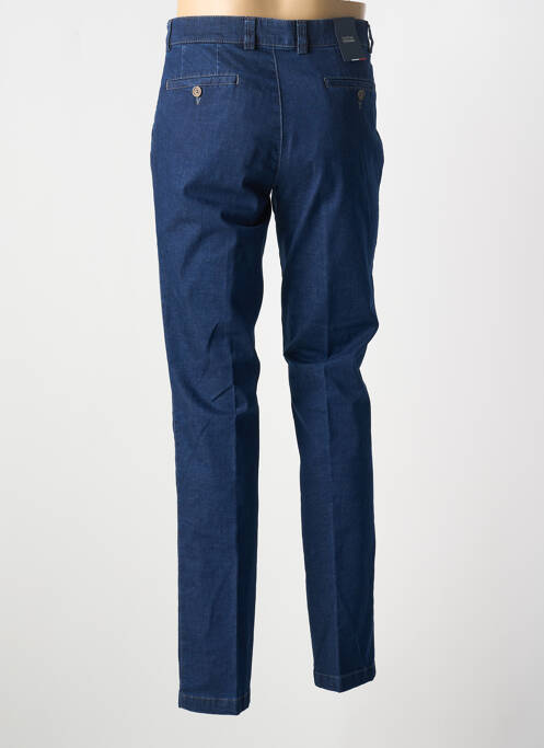 Blugi cu croială slim albastru TERRITOIRE D'HOMME bărbat