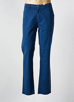 Pantalon chino elasticitate mărime normală albastru J&JOY bărbat