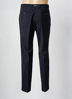 Pantalon slim țesătură melanj talie înaltă negru ATELIER GARDEUR bărbat