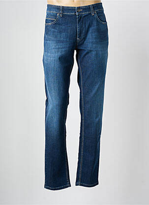 Blugi cu croială slim albastru TERRITOIRE D'HOMME bărbat