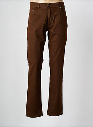 Blugi cu croială slim maro TERRITOIRE D'HOMME bărbat