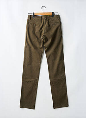 Pantalon chino țesătură poplin mărime normală verde TERRITOIRE D'HOMME bărbat