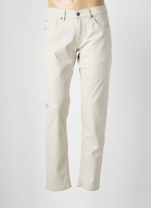 Blugi cu croială slim bej TERRITOIRE D'HOMME bărbat