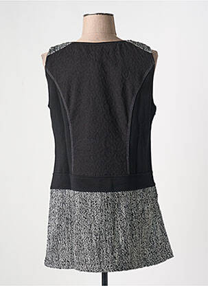 Rochie scurtă fără mâneci fără mâneci negru ARELINE femeie