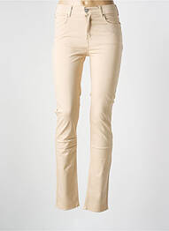 Pantalon slim buzunare bej CIMARRON femeie