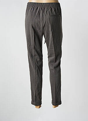 Pantalon 7/8 talie înaltă talie înaltă gri GRACE & MILA femeie