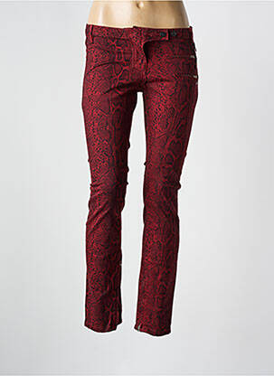 Pantalon slim buzunare roșu MAISON SCOTCH femeie