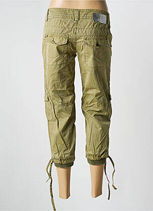 Pantalon trei sferturi buzunare verde VERO MODA femeie
