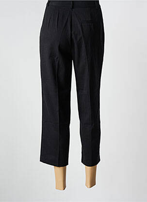 Pantalon 7/8 închidere cu fermoar sub clapetă cu nasturi negru SEE U SOON femeie