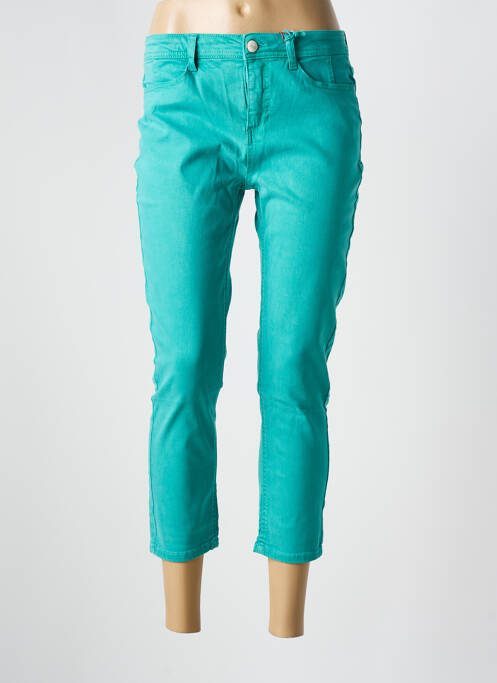 Pantalon trei sferturi elasticitate mărime normală albastru STREET ONE femme