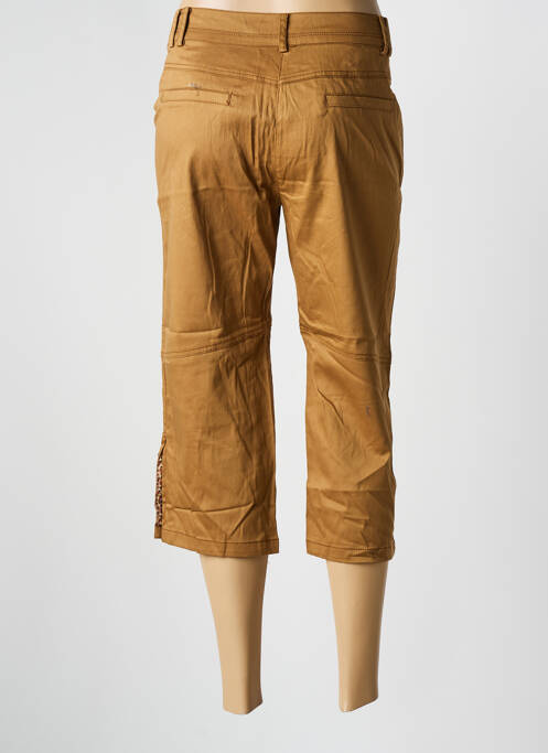 Pantalon trei sferturi bej MY COLLECTION femeie