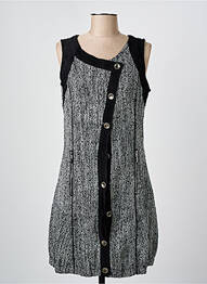 Rochie midi fără mâneci fără mâneci negru ARELINE femeie