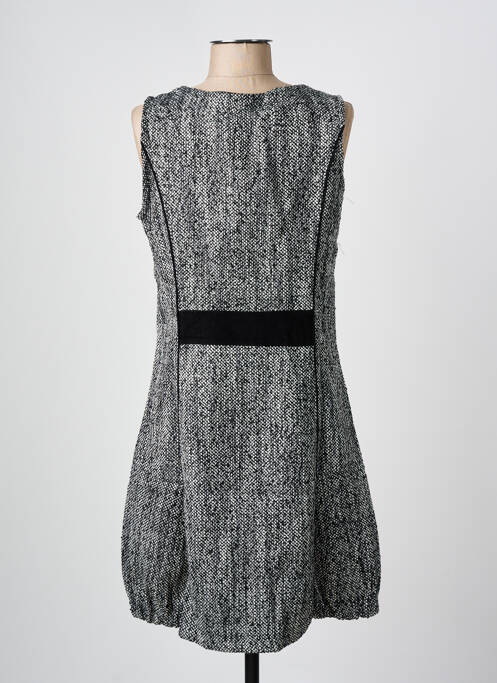 Rochie midi fără mâneci fără mâneci negru ARELINE femme