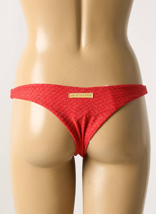 Chiloți de baie roșu VERDISSIMA femeie