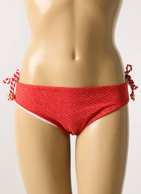 Chiloți de baie roșu VERDISSIMA femeie