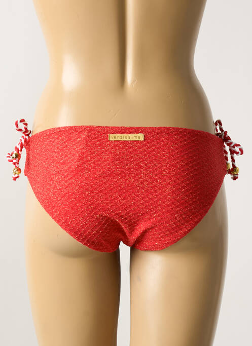 Chiloți de baie roșu VERDISSIMA femeie