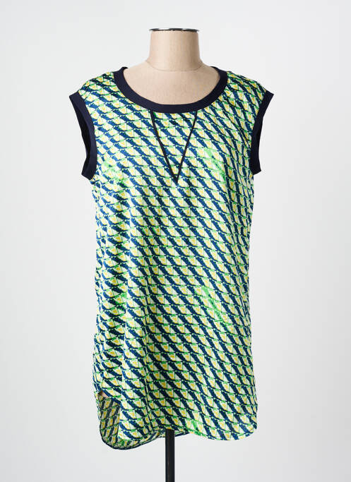 Tunică fără mâneci verde ARELINE femeie